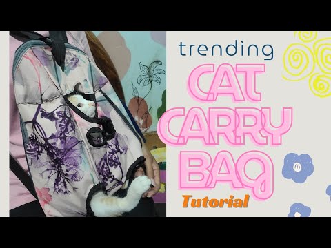 How to make a Cat carry Bag || Cat carry bag tutorial
