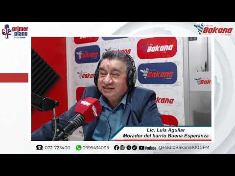 Luis Aguilar, morador del barrio Buena Esperanza,