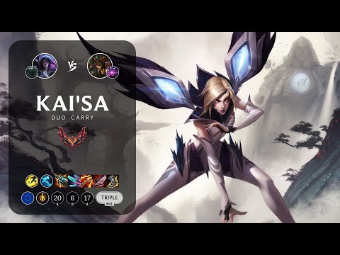 Kai'Sa ADC vs Cassiopeia - EUW Grandmaster Patch 13.8