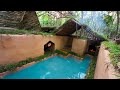Adding a Swimming Pool to Her Secret Underground House Under Bamboo Villa