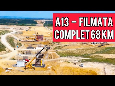 A13 Sibiu - Fagaras Highway Filmed Complete 68 km! Good involvement of Makyol. 15.08.25