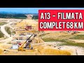 A13 Sibiu Fagaras Highway Filmed Complete 68 Km Good Involvement Of Makyol 15 08 25