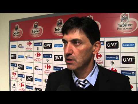 Coupe de Belgique : Felice Mazzu après RCSC - Eupen