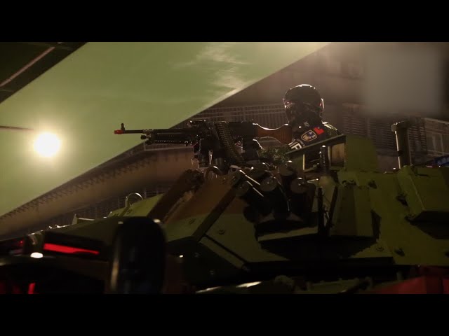 Taiwan holds night combat exercises, urban defense drills
