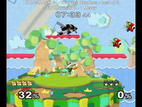TODOSMASH 24 - Jim Morrison (Fox) vs Mezzy (Marth) - Winners Quarters