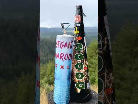 Gigant Maroon XXL🍄💥 #fireworks #firecracker #maroon