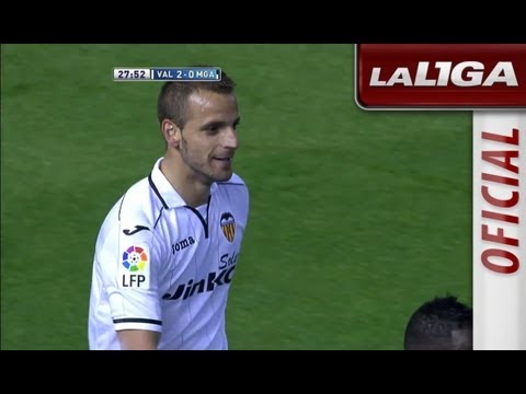 Gol de Roberto Soldado (2-0) en el Valencia CF - Málaga CF - HD