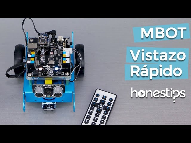 Vídeo relacionado con Makeblock mBot Robot Programable con Dongle, Juguete Stem Compatible con Scratch y Arduino, Inteligente EMO, Kit Robotica Interactivo para niños 6 a 12 años