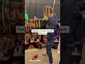A FAN GIFTS LIL DURK A RUG WITH KING VON ON IT Shorts