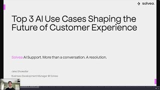 Top 3 AI use cases shaping the future of customer experience