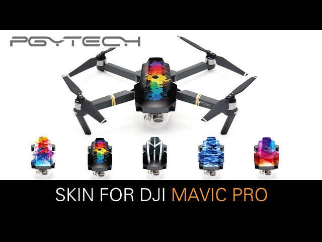 Video teaser per DJI MAVIC PRO sticker decals skin wrap Tutorial -designed by PGYTECH