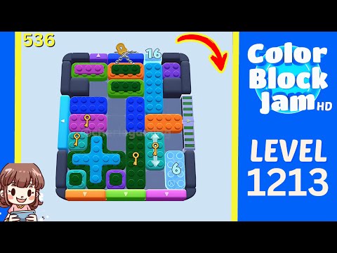 Color Block Jam Level 536 (1213) Solution Walkthrough