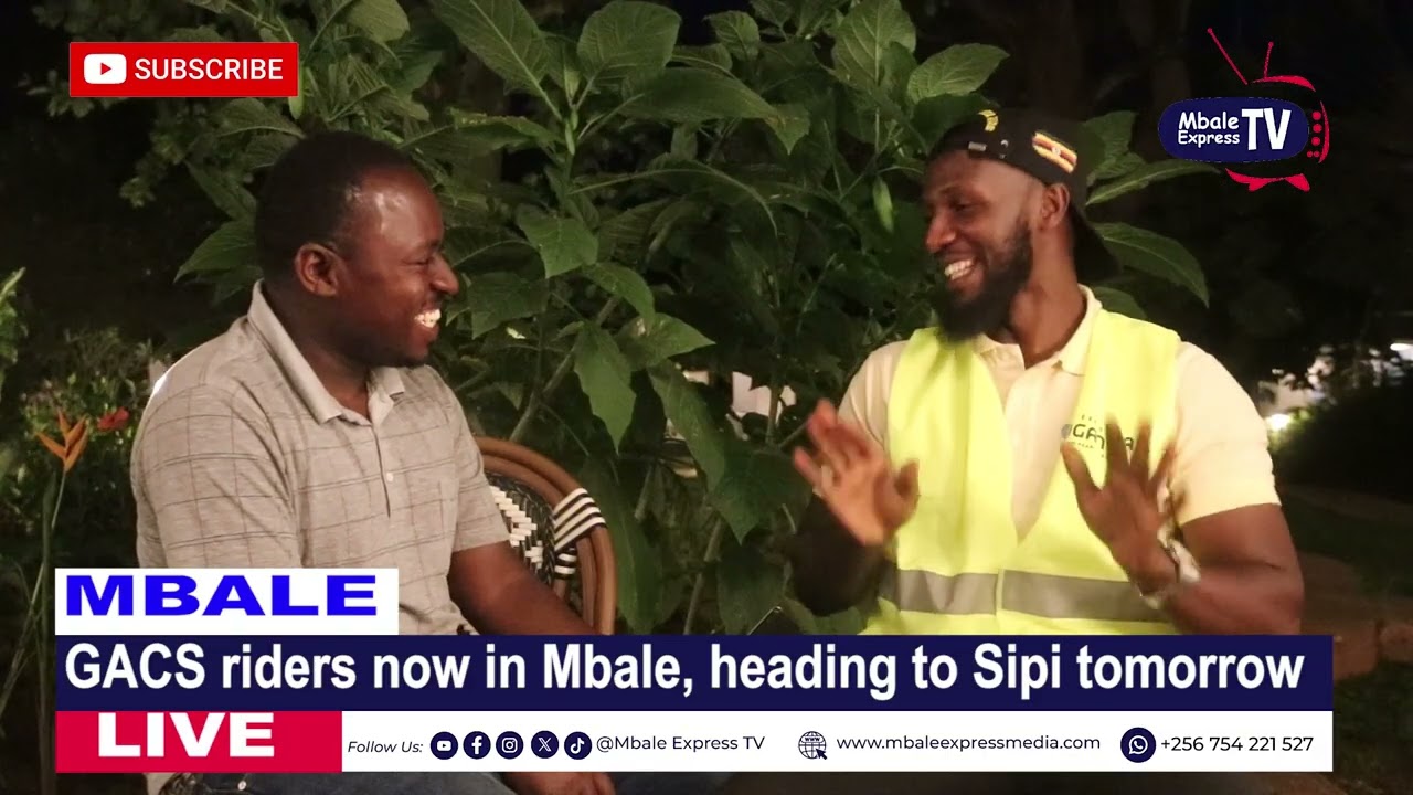 GACS riders in Mbale as they head to Sipi tomorrow 