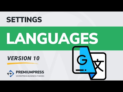 Multiple Languages using WordPress