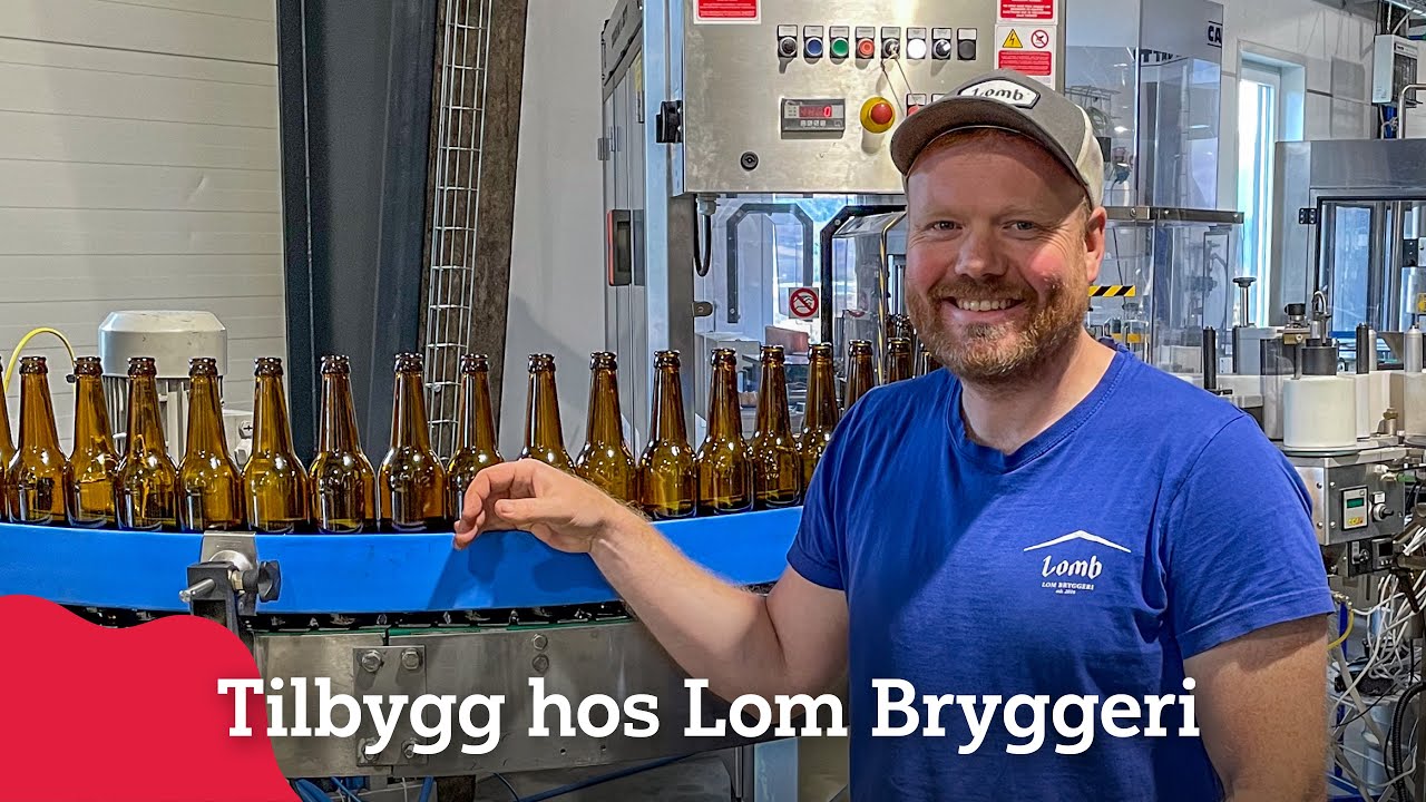 Næringstilbygg hos Lom Bryggeri