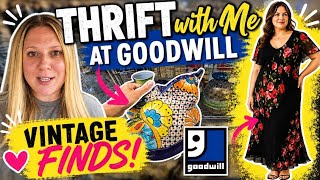 Thrift with Me at Wisconsin Goodwill for Vintage! Reselling for Profit