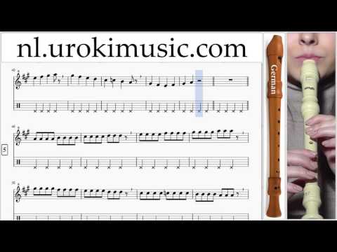 Blokfluit G. Leren Spelen Meghan Trainor All About That Bass Blokfluitles Deel#1 Studie Klasse Muzie