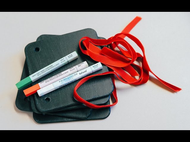 How to Turn Coasters Into a Holiday Banner