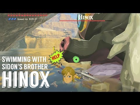 Breath of the Wild: Swimming Class | Hinox can Swim | GONE WRONG!