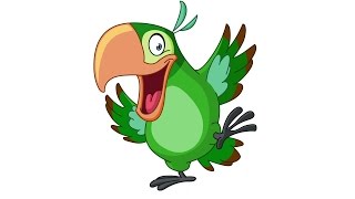 Der Papagei - Tierlied zum Mitsingen für Kinder (mit Song Text)