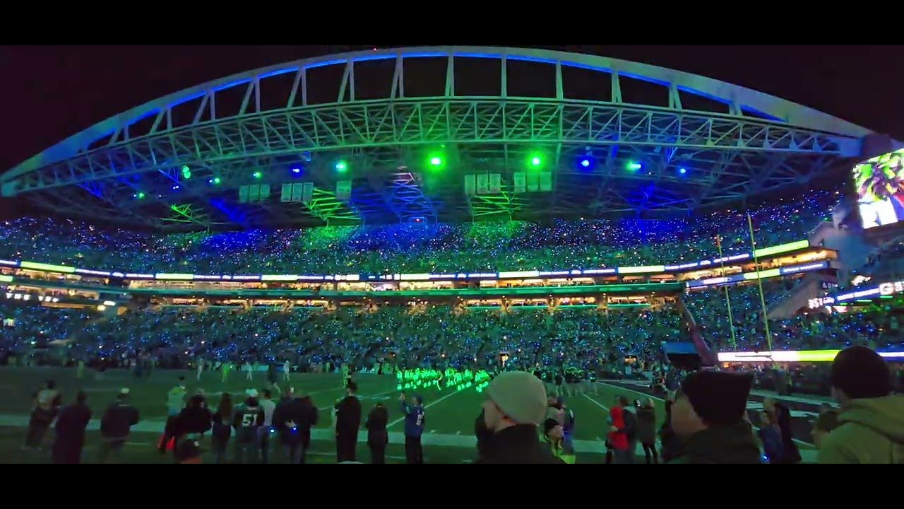 Seahawks SNF Drone Show.