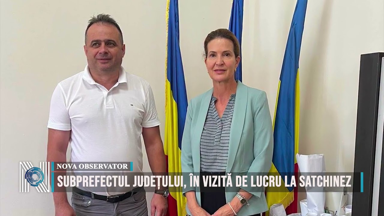 Subprefectul județului, în vizită de lucru la Satchinez