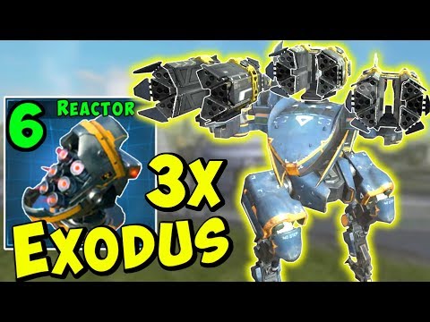 3x Max Exodus Falcon Beast Brawler Gameplay - War Robots Mk2 Gameplay WR