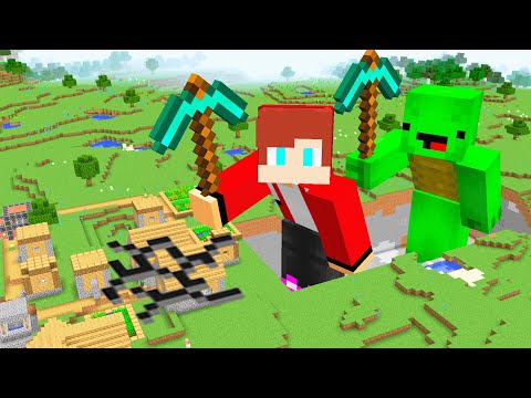 JJ AND MIKEY are BECOMING BIGGER AND BIGGER AND ATTACKING THE VILLAGE IN MINECRAFT ! Mikey and JJ.