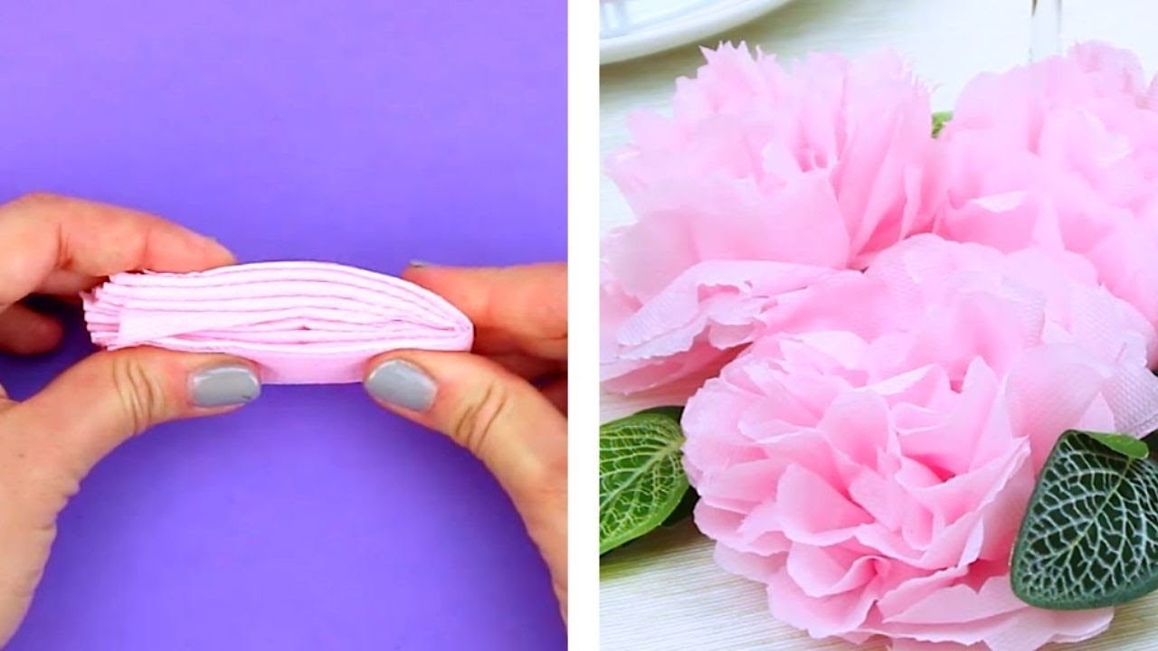 COME CREARE DEI FIORI FINTI || 2 TECNICHE FACILI