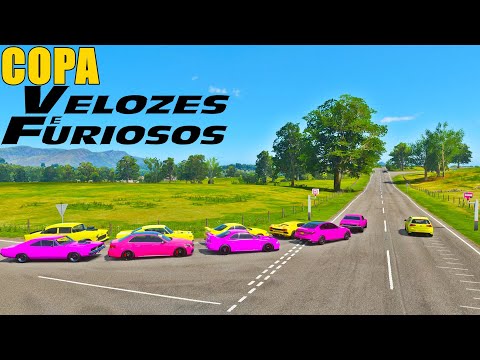 COPA + Velozes + Furiosos com os meus amigos - Forza Horizon 4