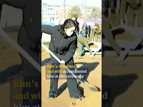 North Korean leader visits site of memorial for Ukraine dead