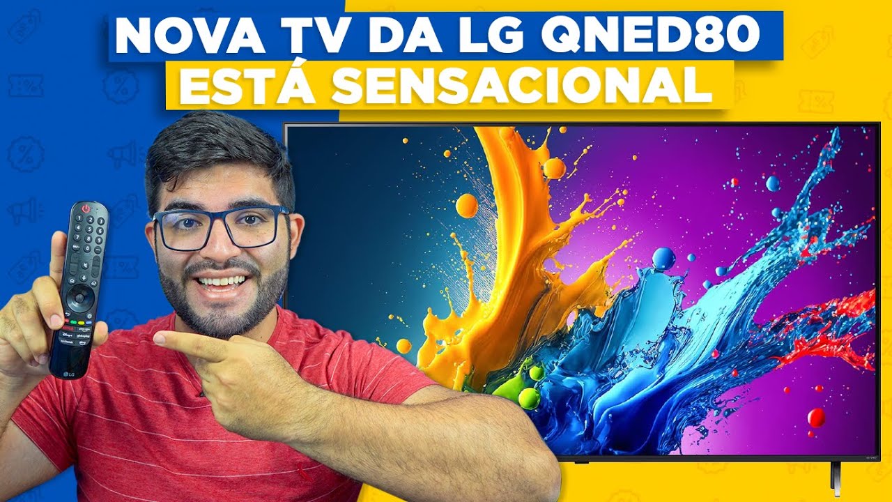 LG QNED80: Melhor Smart TV intermediária? Unboxing e testes!