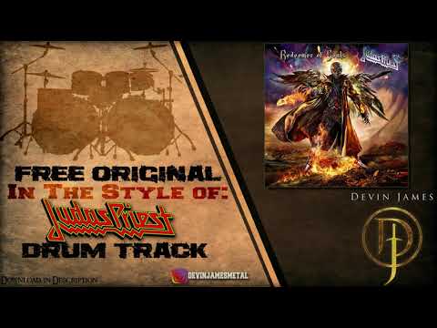 Judas Priest Styled Free Original Drum Track - 89 BPM (FREE WAV & MIDI DOWNLOAD)