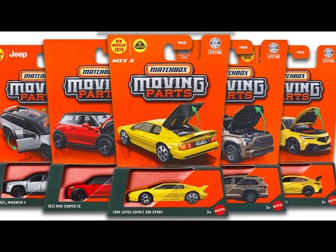 Showcase - 2026 Matchbox Moving Parts Mix 3, Collectors Set, Lotus Espirit 300, Toyota AE86 & More.