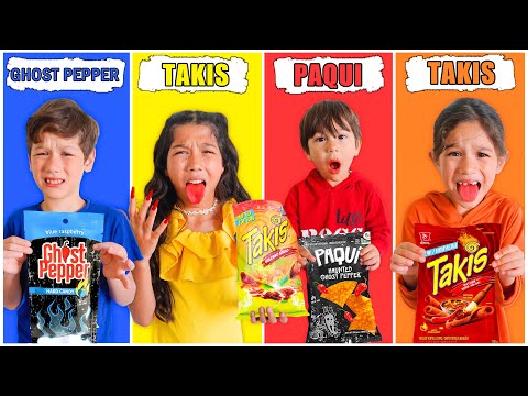 LAST TO STOP EATING SPICY FOOD WINS MYSTERY PRIZE **Crazy Reaction** Part 4 | Familia Diamond