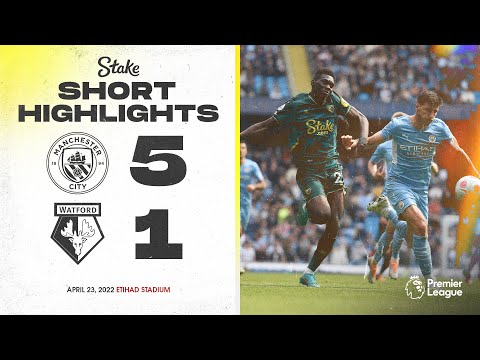 Manchester City 5-1 Watford | Premier League Goals