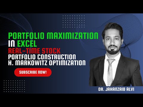 Thumbnail for Portfolio Maximization in Excel | Real-Time Stock Portfolio Construction & H. Markowitz Optimization by Harry Markowitz