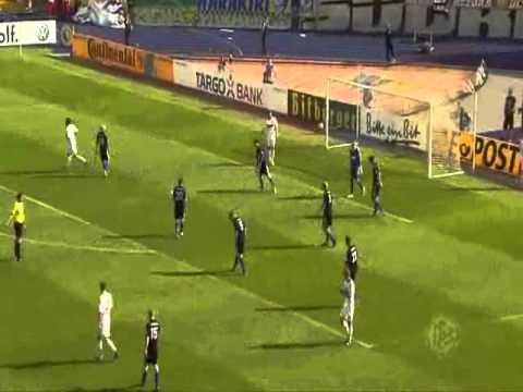 Gol de Junior Fernandes. Jena 0-4 Bayer Leverkusen (18-08-12) DFB Pokal.