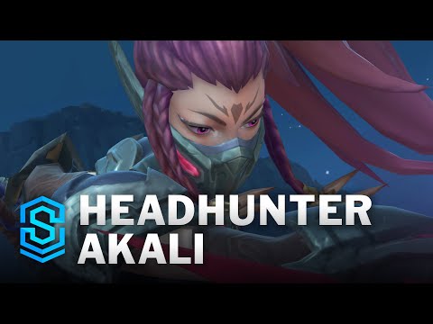 Headhunter Akali Wild Rift Skin Spotlight