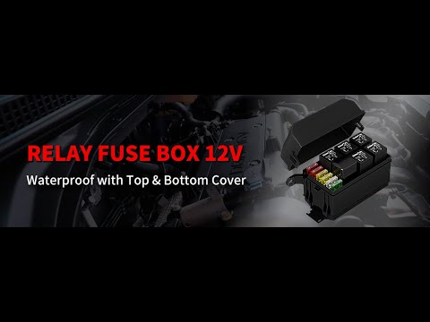 Mastering Auto Electrics: Dive into the 12V 6-Way Pre-wired Fuse and Relay Box Setup