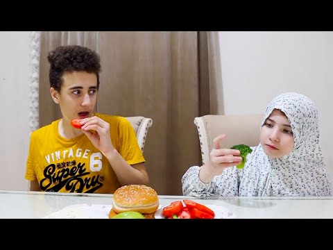 Mom and healthy food!