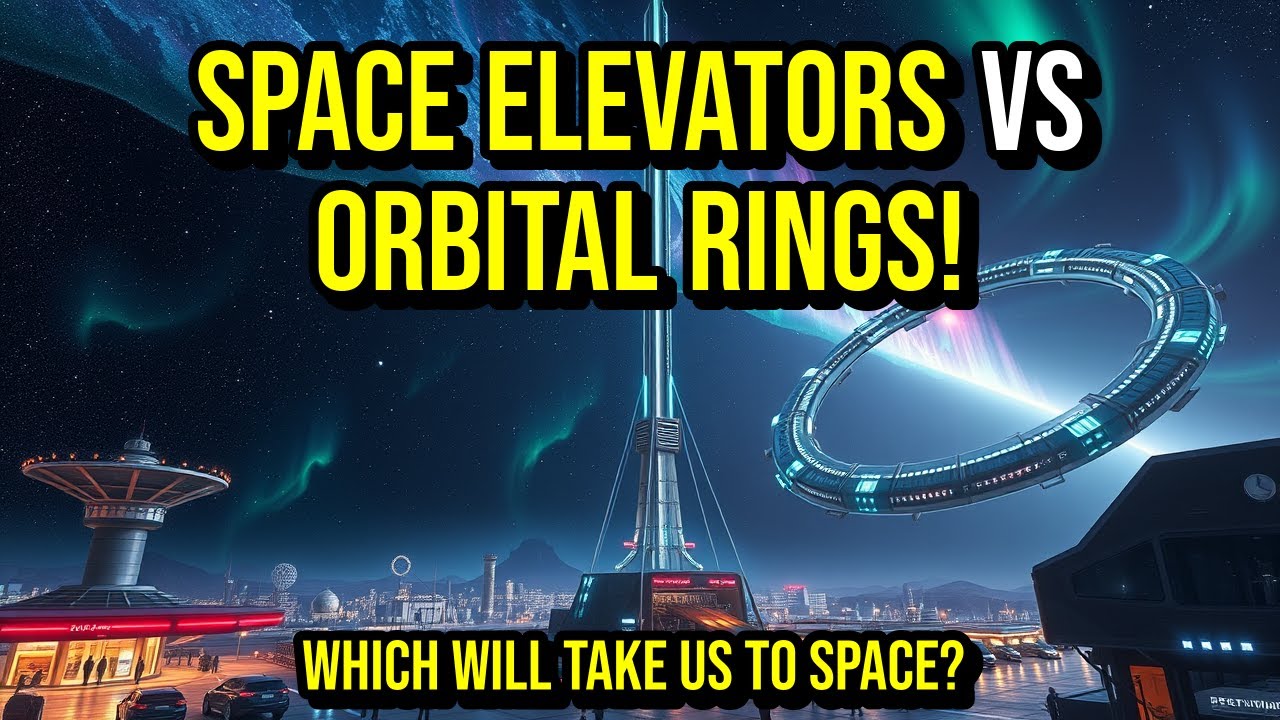 Space Elevators vs. Orbital Rings: The FUTURE of Space Transport Explained | Space Tech