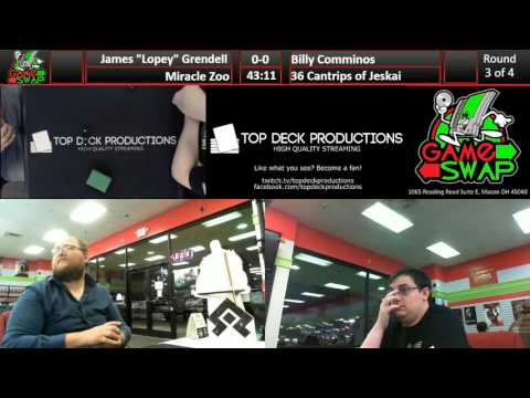 Modern 03/01/16: James "Lopey" Grendell (Miracle Zoo) vs Billy Comminos (Jeskai Ascendancy)