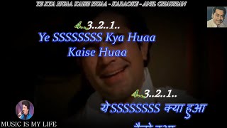 Ye Kya Hua Kaise Hua Karaoke Scrolling Lyrics - YouTube