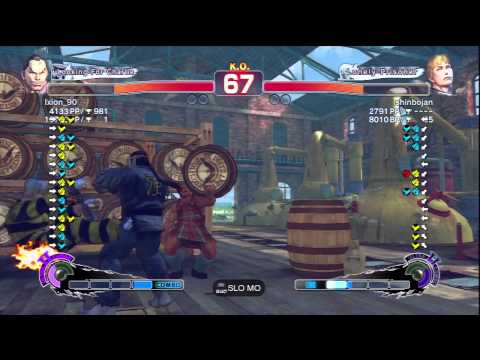 Ixion_90 (Dan) Vs shinbojan (Cody) SSF4 AE Ranked Matches - PSN
