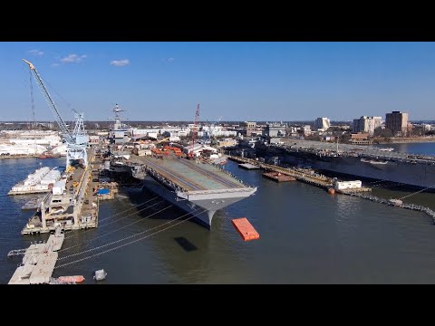 John F. Kennedy (CVN 79) Dead-Load Testing