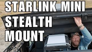 Starlink Mini In Motion Vehicle Stealth Mount