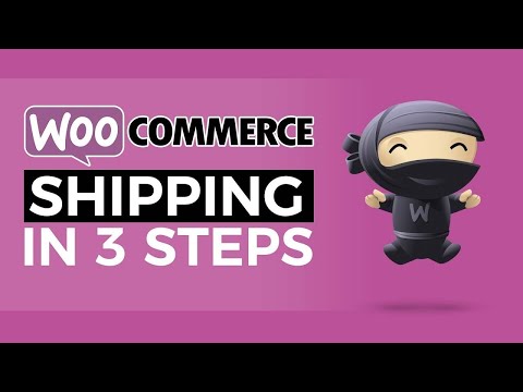Part of a video titled Woocommerce Setup WordPress - Shipping in 3 Simple Steps - YouTube