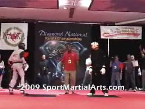 Houston Thomas v Elias Lemon - Men's team sparring - 2009 Diamond Nationals