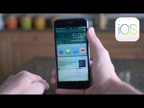 iOS 10 notification center